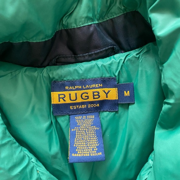 Ralph Lauren Green Puffer Jacket - Picture 2 of 5